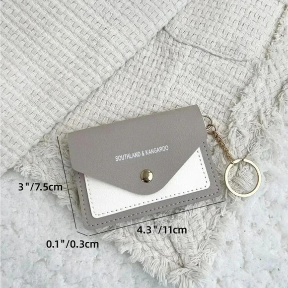 ⚠️Clearance Light Grey And White Fashion Wallet / Cardholder - Picture 4 of 4
